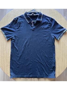 Ben Sherman Polo Shirt Mens Size Medium Blue Golf Top Casual Short Sleeve